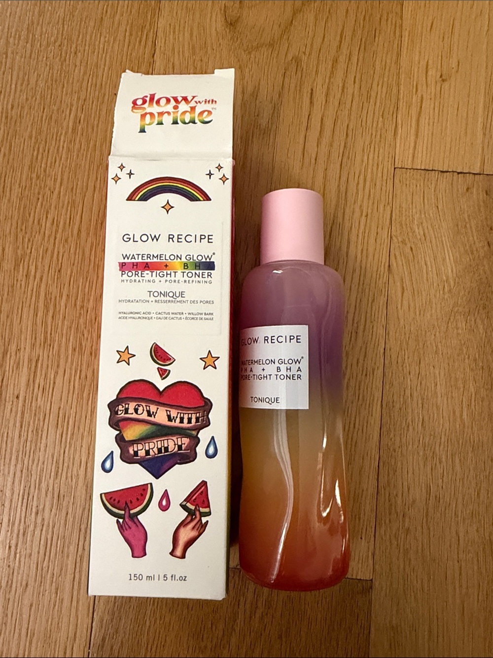 NEW Glow Recipe Watermelon Glow Pore-Tight Toner — Pride Month 150 ml
